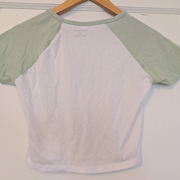 Bluenotes Tee with Mushroom and Floral Design - Picture 2 of 3